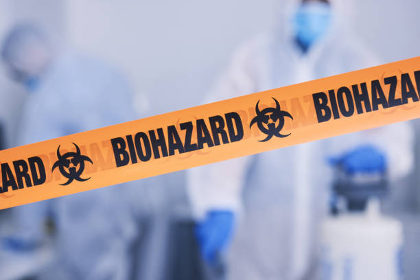 Professional Biohazard Cleanup technician working in Forest Park, GA